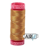 Aurifil Mako 12wt Cotton 50 m 54 yd. spool - 2975 Brass